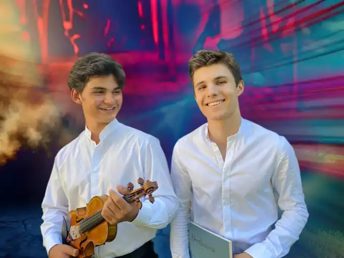 Simon Haje und Leonard Toschev